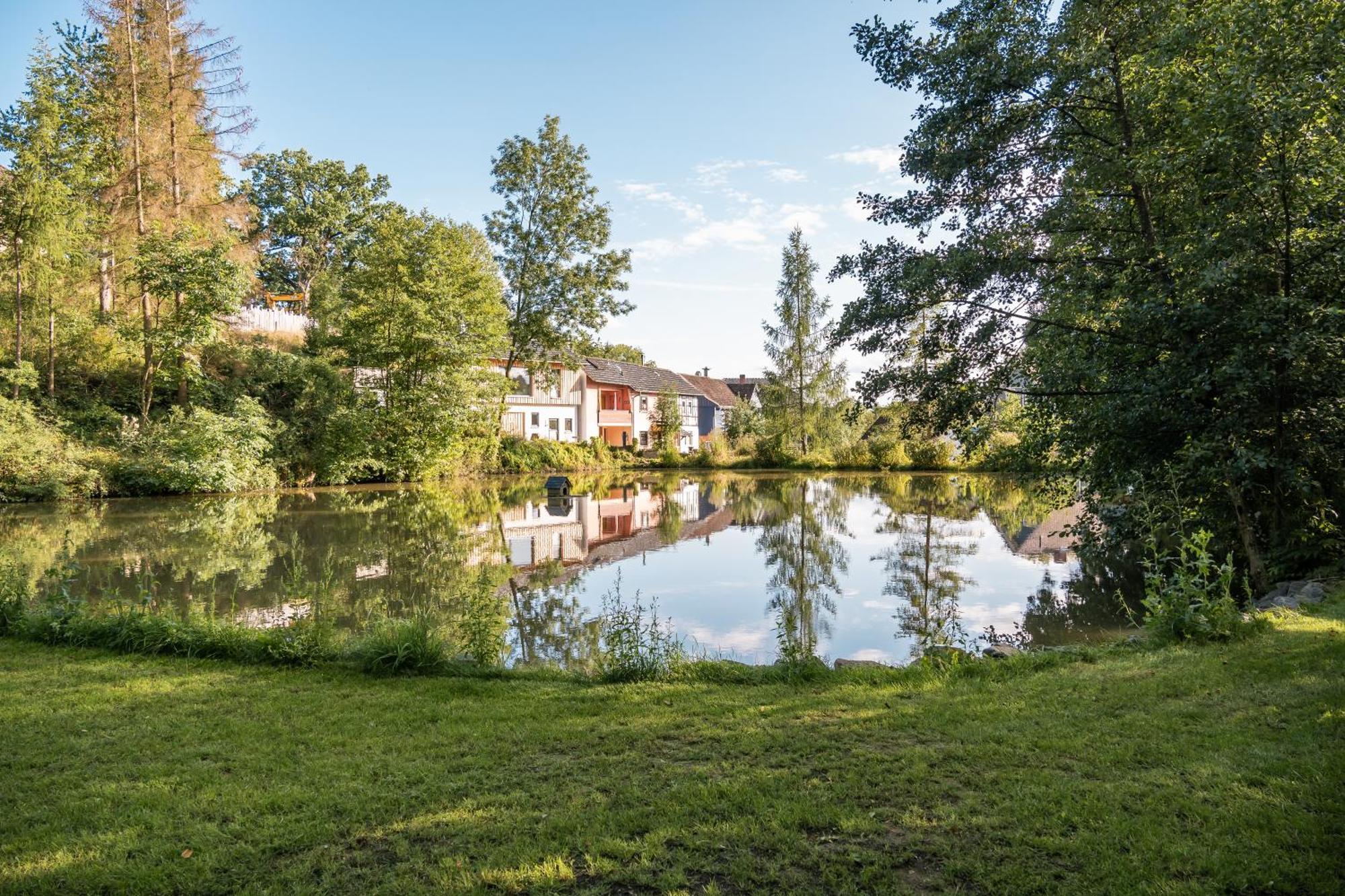 Ferienwohnung Panorama Teichblick Heldritt エクステリア 写真